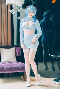 霜月shimo NO.136 – Ganyu lingerie[15P/100MB] - 3