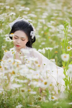 [YITUYU艺图语]2023.05.28 雏菊花海 阡墨红尘[22+1P/376MB] - 3