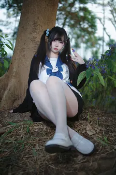 洛桑w伊梓 NO.019 – 桑梓双马尾jk[32P/326MB] - 1