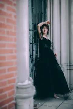 [YITUYU艺图语]2023.06.04 黑色婚纱 肖肖[46+1P/594MB] - 2