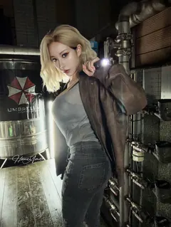 Hane Ame 雨波写真 NO.267 – Resident Evil Requiem garage[39P/217MB] - 2