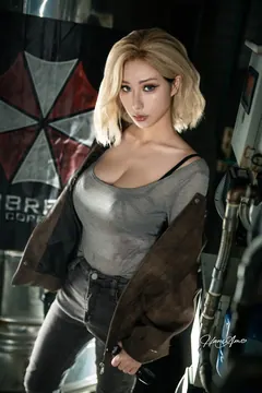 Hane Ame 雨波写真 NO.267 – Resident Evil Requiem garage[39P/217MB] - 3