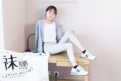 [BoBoSocks袜啵啵]积分限定作品 NO.051 稚予-运动鞋、黑棉袜、薄肉丝[140P/1V/4.99GB] - 3
