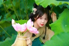 [YITUYU艺图语]2023.07.10 荷塘少女 暮烟色CC[26+1P/214MB] - 3