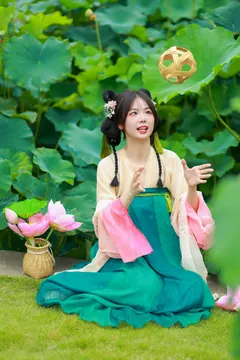 [YITUYU艺图语]2023.07.10 荷塘少女 暮烟色CC[26+1P/214MB] - 4