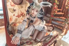 狐玖玖 NO.007 – 碧蓝航线 可畏 白兔女郎[25P/663MB] - 1