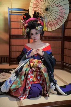 [YITUYU艺图语]2023.08.06 花魁道中 欣宝欣宝天天吃饱[24+1P/395MB] - 2