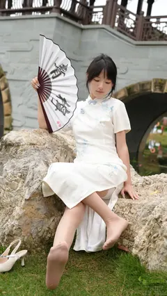 足愉心 NO.133 夏沫（搭配：黑色板鞋、白色棉袜、肉色丝袜）[106P/2V/6.78GB] - 3