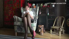 K&M 002-超镁足模秀黑丝美脚高清特写镜头（4K）[1V/1.75G]