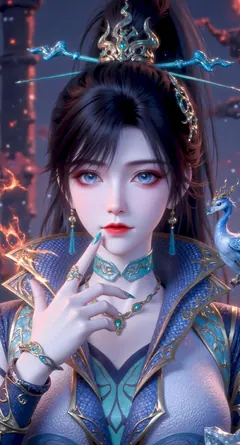 AI绘画 1159 青鳞 [44P/667M] - 2