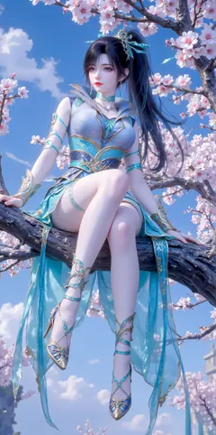 AI绘画 1159 青鳞 [44P/667M] - 3