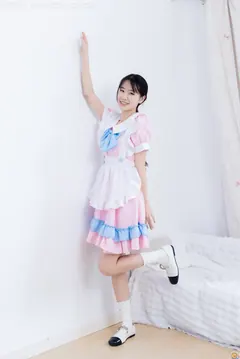 勿恋传媒 NO.2802 菜菜-平底鞋、白棉袜、裸足、钕仆装[326P/1V/5.71GB] - 2