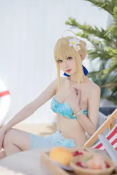 封疆疆v NO.086 – FGO Saber 泳装[49P/404MB] - 3
