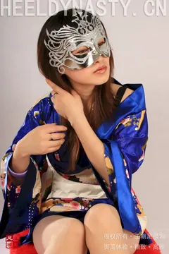 [王朝贵足]0036 室内套图 宣萱东瀛风情日式蓝色和服肉色丝袜系列C[30P/15MB]