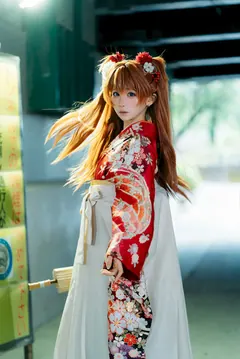 蠢沫沫 NO.320 – EVA 明日香 和服[30P/515MB] - 3