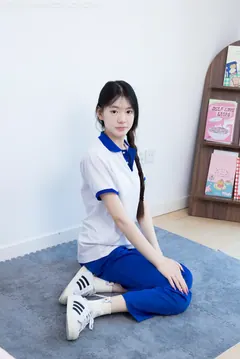 勿恋传媒 NO.2824 晚舟-板鞋、白棉袜、裸足、校服[150P/1V/3.76GB] - 4
