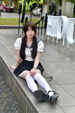 爱月下 NO.791 兔兔【林间甜妹】林间清风光影里，JK少女尽显元气娇俏[100P/1V/4.81GB] - 4