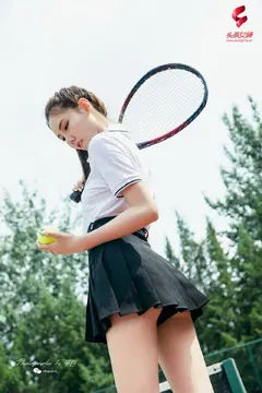 [TouTiao头条女神] 2019.07.13 莎伦 我是网球美少女 [22P/21M] - 1