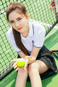 [TouTiao头条女神] 2019.07.13 莎伦 我是网球美少女 [22P/21M] - 2