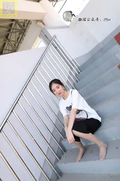 [LSS山茶摄影] NO.129 灰丝 棉袜帆布鞋 [85P/423MB] - 1